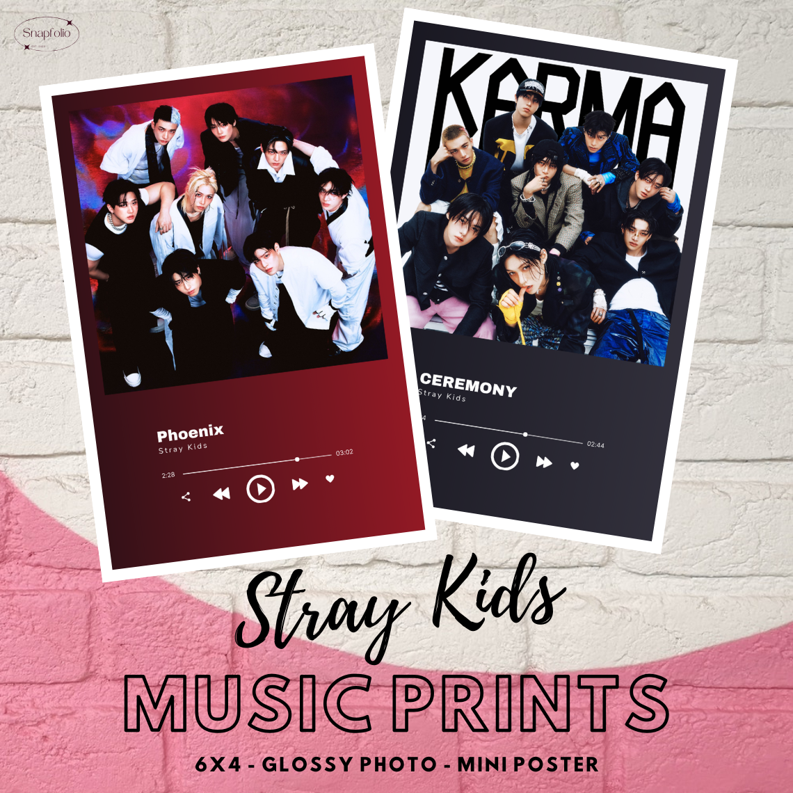 Stray Kids Song Prints (6x4 Photo), Mini Music Poster