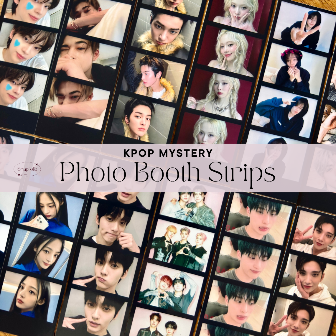 Kpop Photo Booth Strips - Pick any idol or group