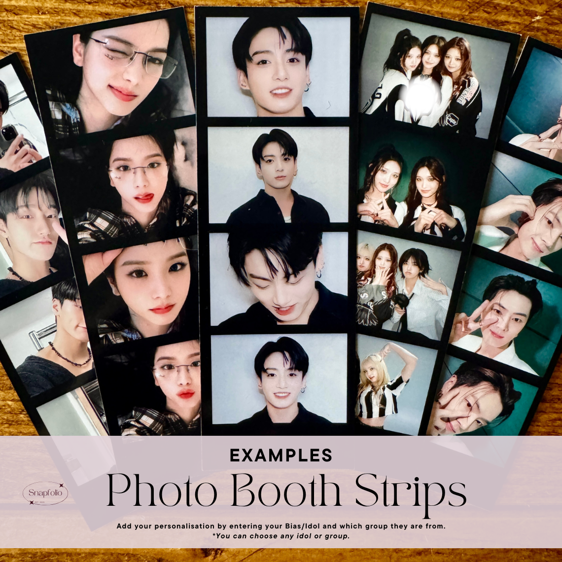 Kpop Photo Booth Strips - Pick any idol or group