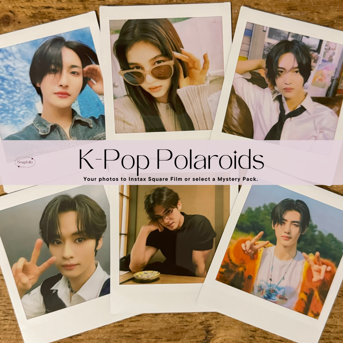 Kpop Polaroids - Square Instax Prints