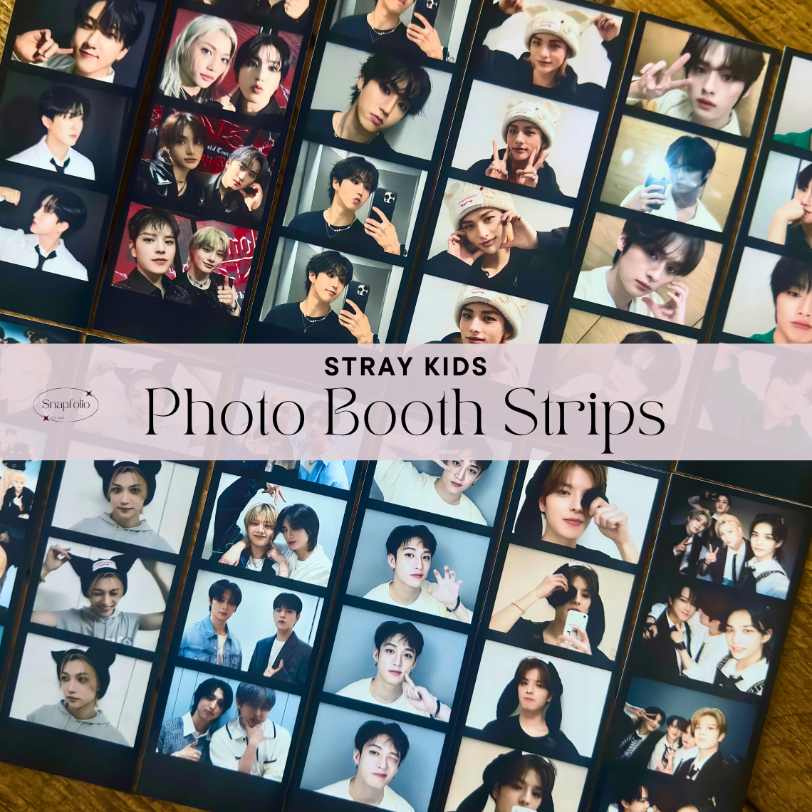 Stray Kids Photo Booth Strips