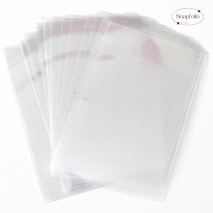 Kpop Postcard Sleeves - 103x155mm (Pack of 50), Extra Large, 6"x4" Photo Protection