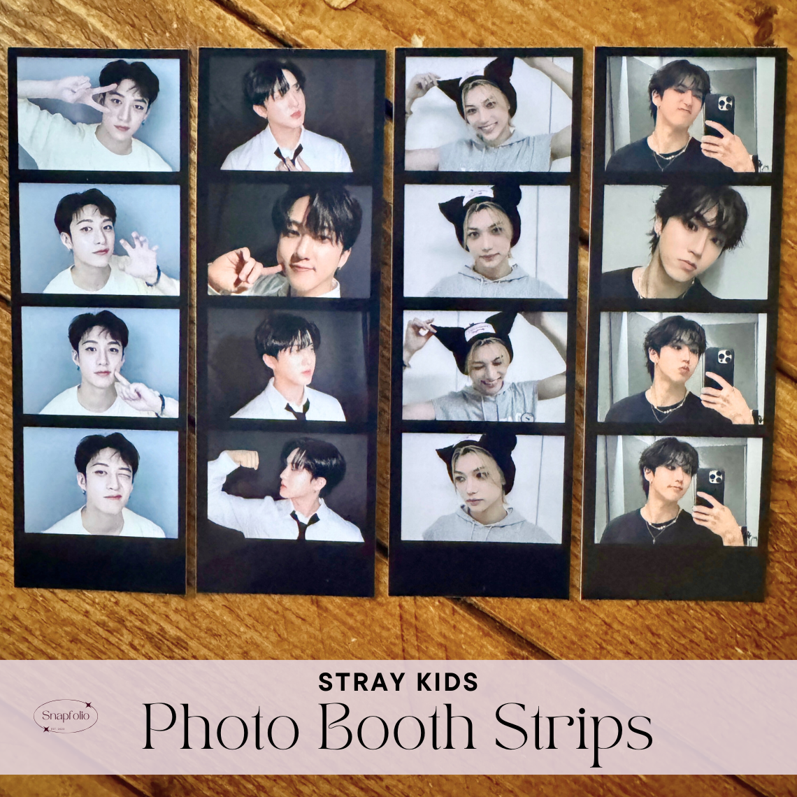Stray Kids Photo Booth Strips