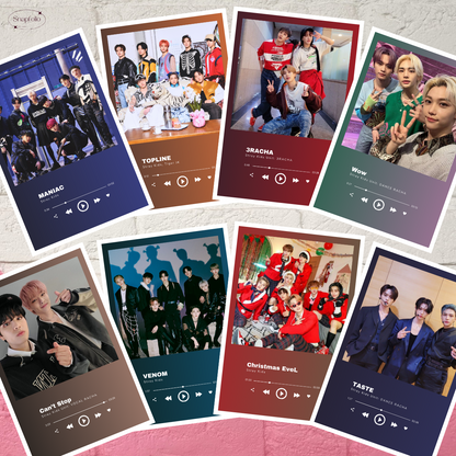 Stray Kids Song Prints (6x4 Photo), Mini Music Poster