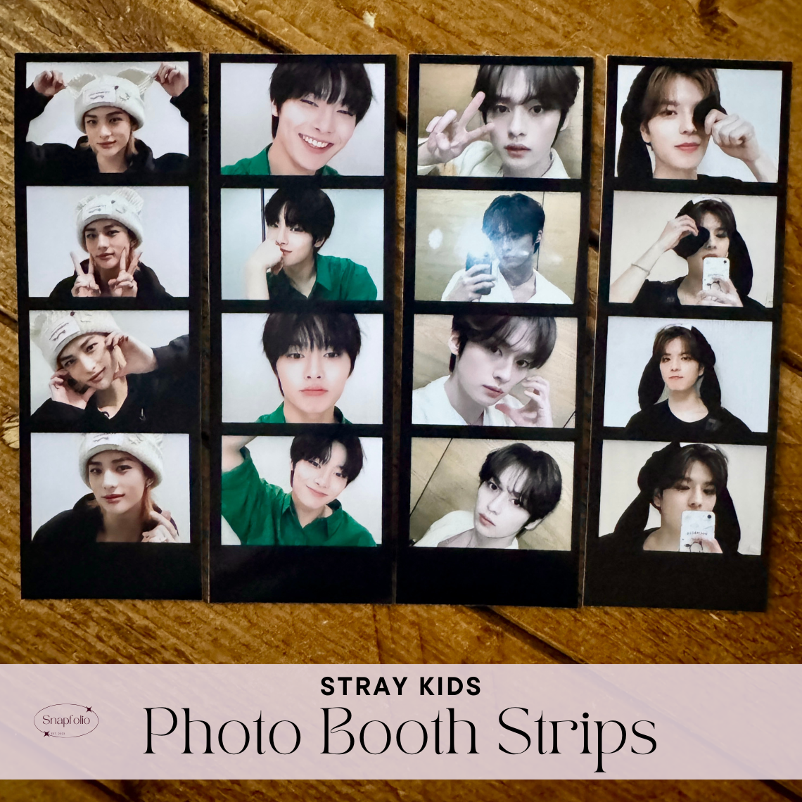 Stray Kids Photo Booth Strips