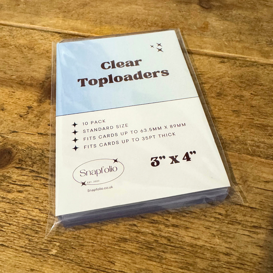 Toploaders - 3"x4" Clear (Pack of 10)