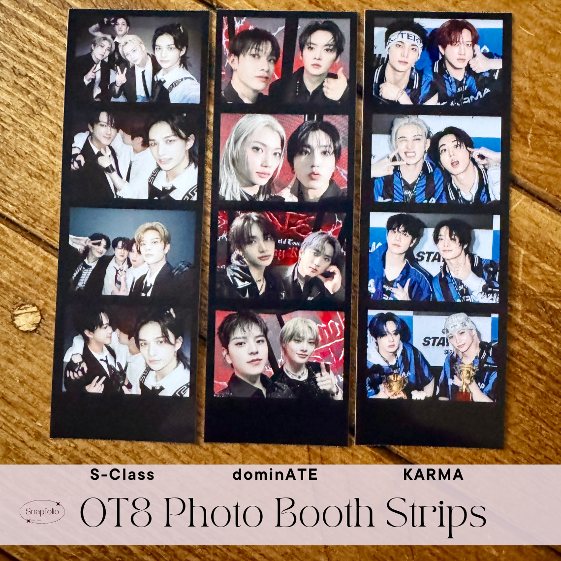 Stray Kids Photo Booth Strips