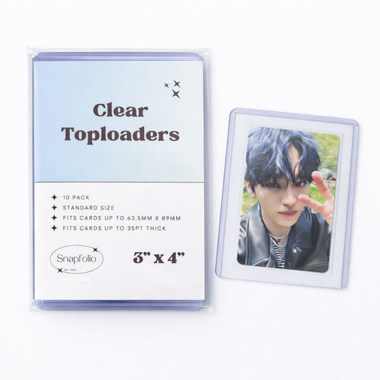 Toploaders - 3"x4" Clear (Pack of 10)