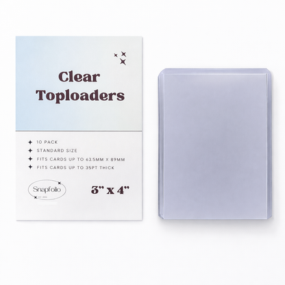 Toploaders - 3"x4" Clear (Pack of 10)