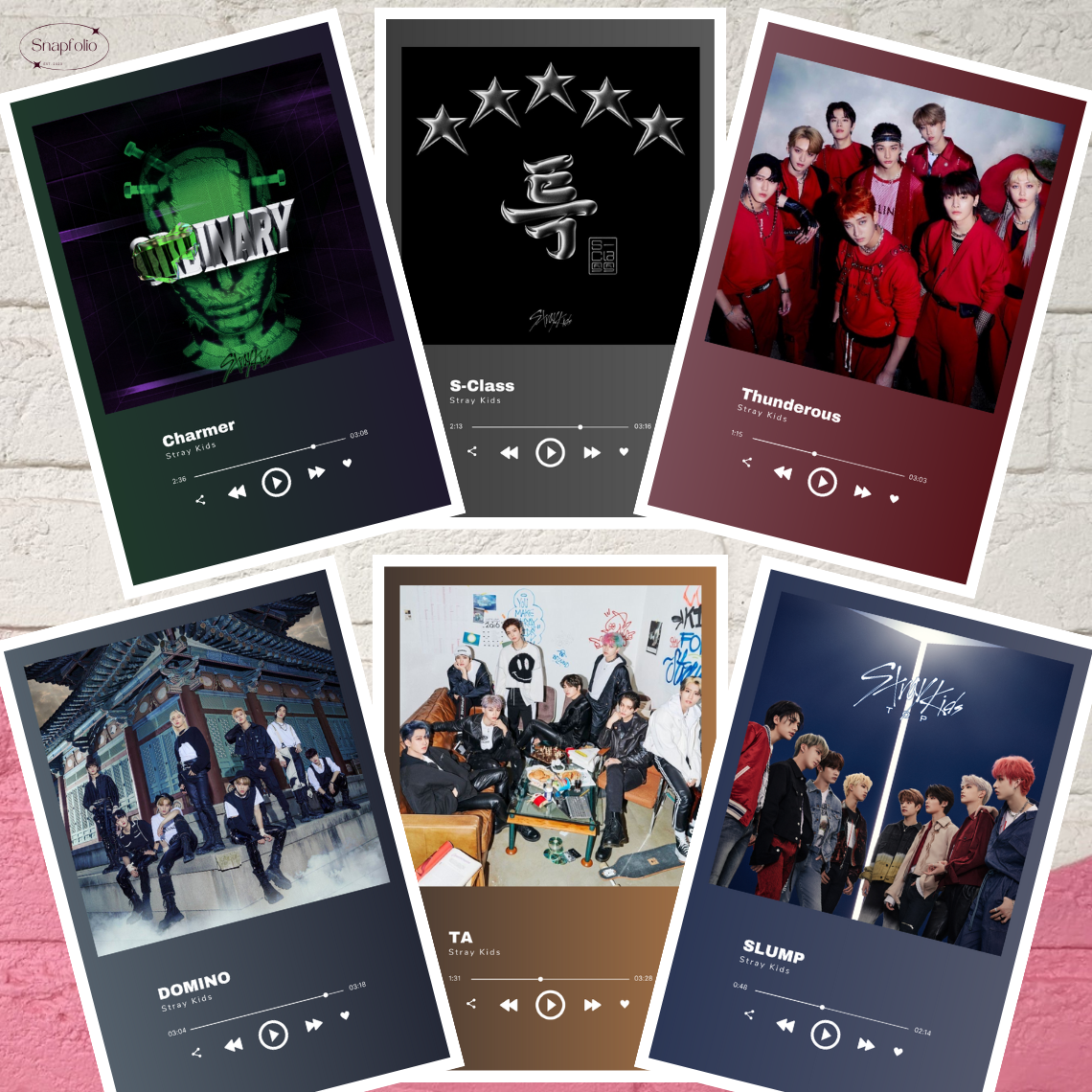 Stray Kids Song Prints (6x4 Photo), Mini Music Poster