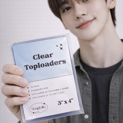 Toploaders - 3"x4" Clear (Pack of 10)
