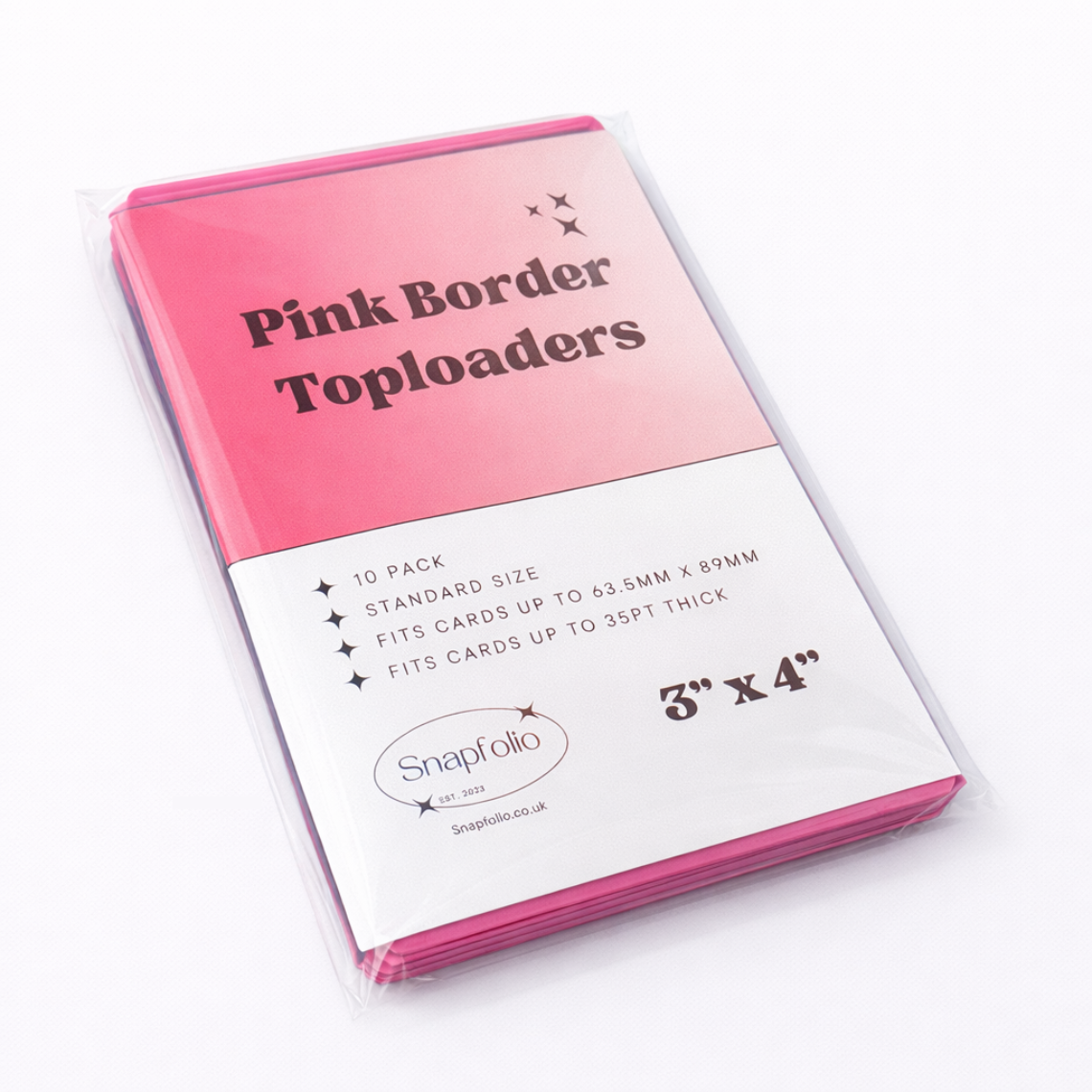 Toploaders - 3"x4" Pink (Pack of 10)