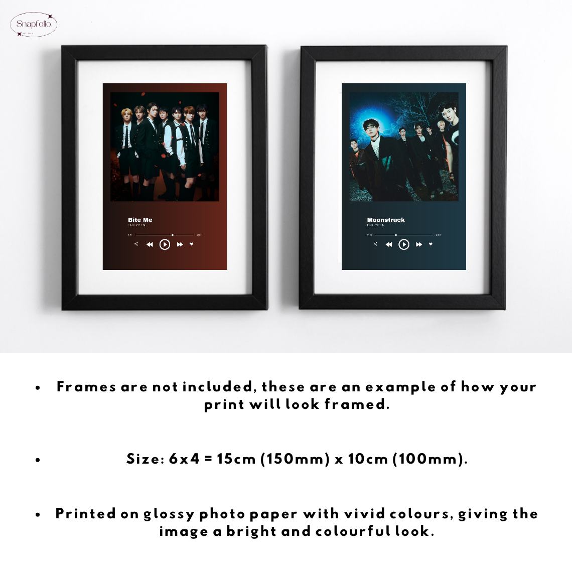 ENHYPEN Song Prints (6x4 Photo), Mini Music Poster