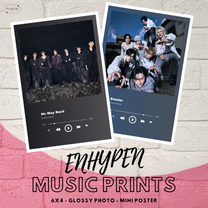 ENHYPEN Song Prints (6x4 Photo), Mini Music Poster