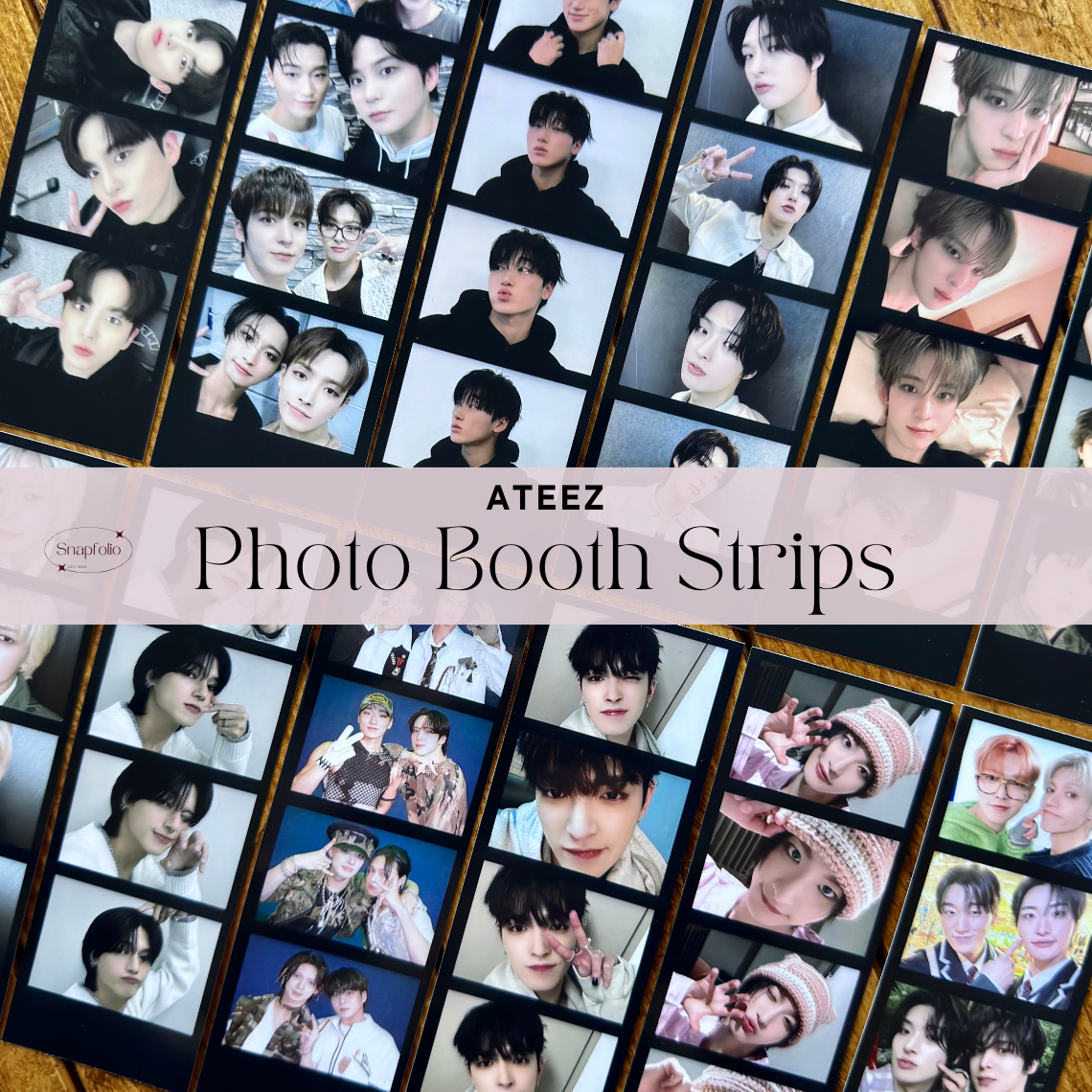 ATEEZ Photo Booth Strips