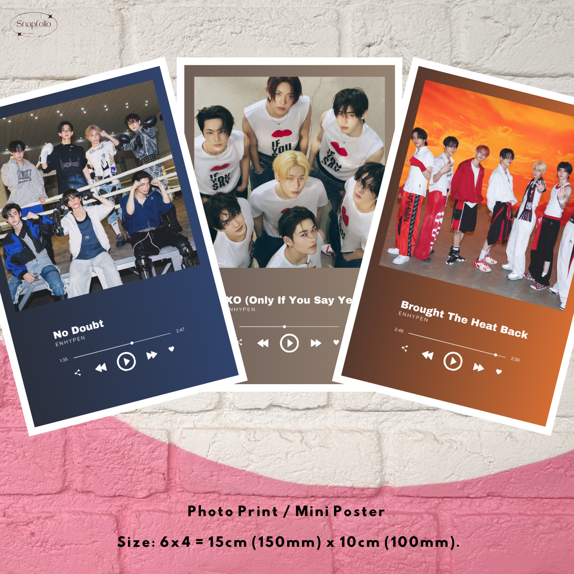 ENHYPEN Song Prints (6x4 Photo), Mini Music Poster
