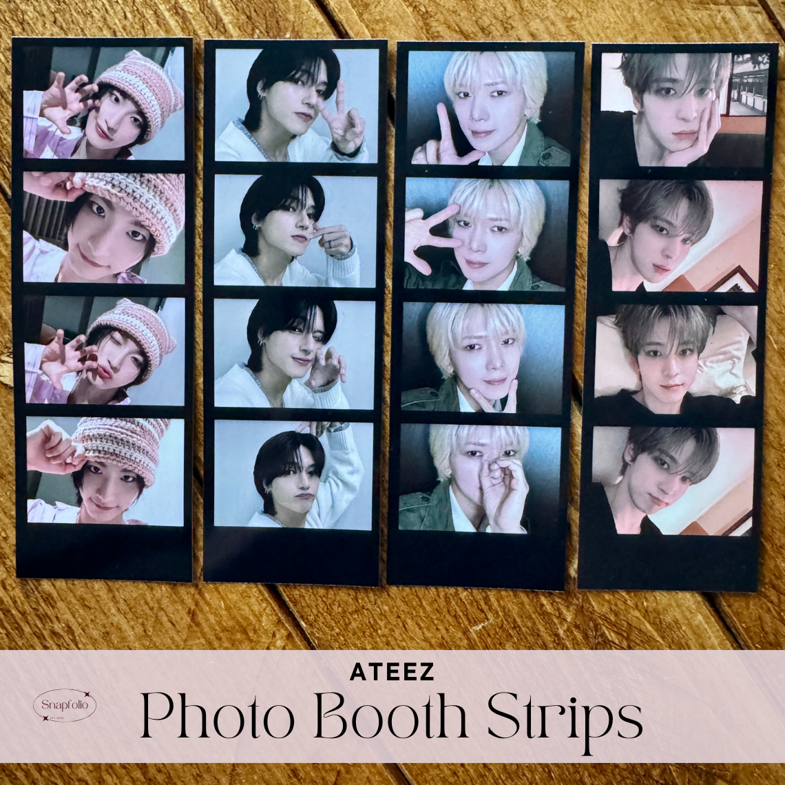 ATEEZ Photo Booth Strips