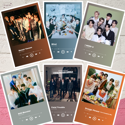ENHYPEN Song Prints (6x4 Photo), Mini Music Poster