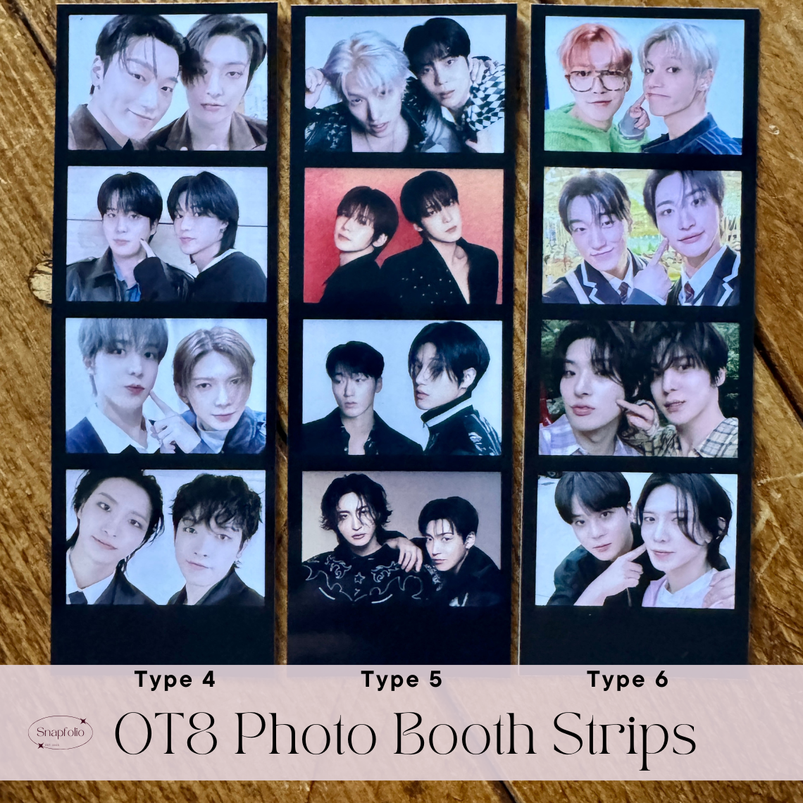 ATEEZ Photo Booth Strips
