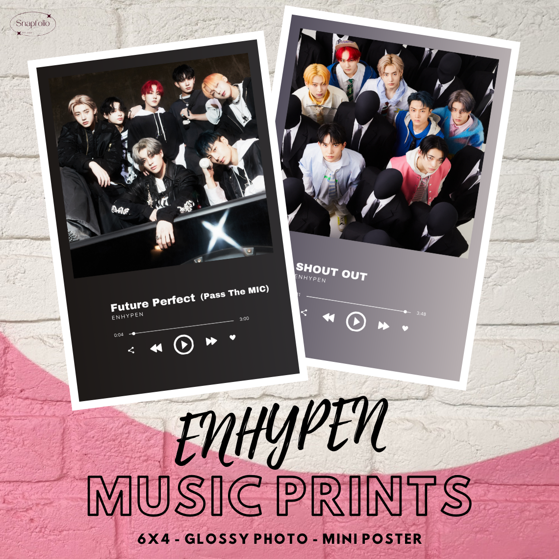 ENHYPEN Song Prints (6x4 Photo), Mini Music Poster