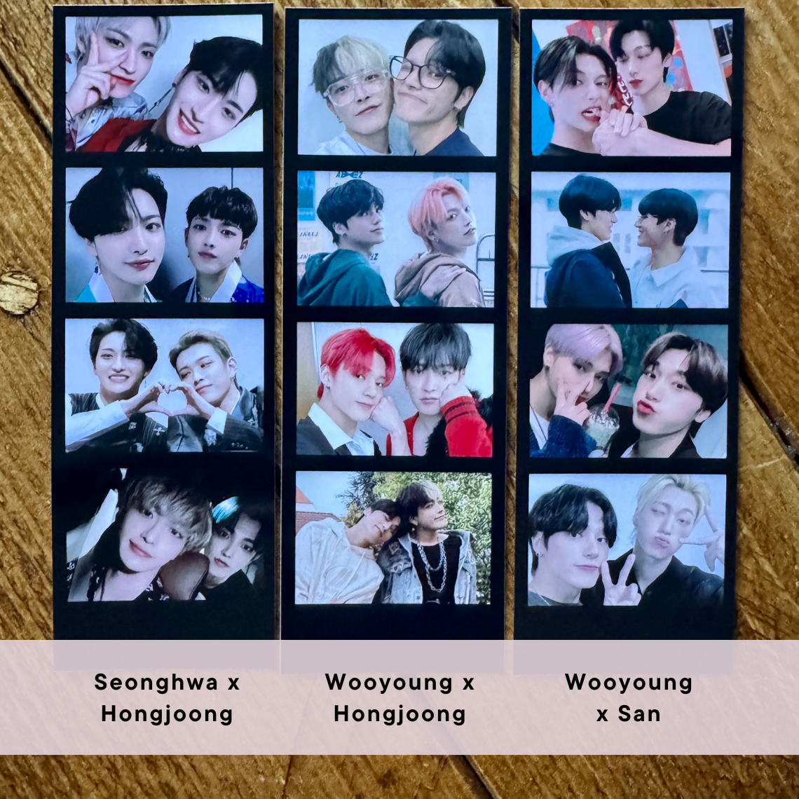 ATEEZ Photo Booth Strips