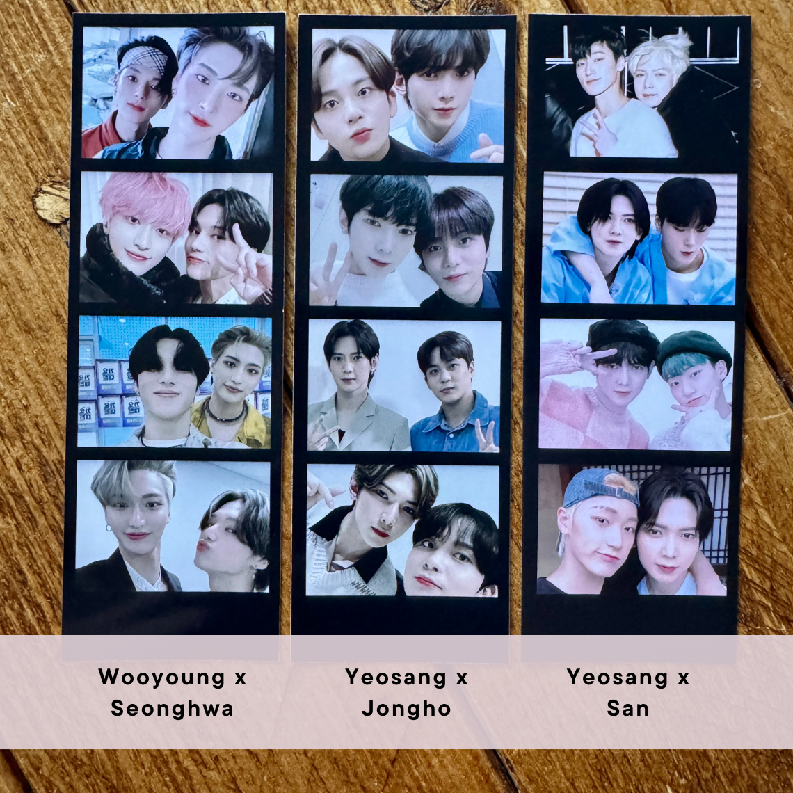 ATEEZ Photo Booth Strips