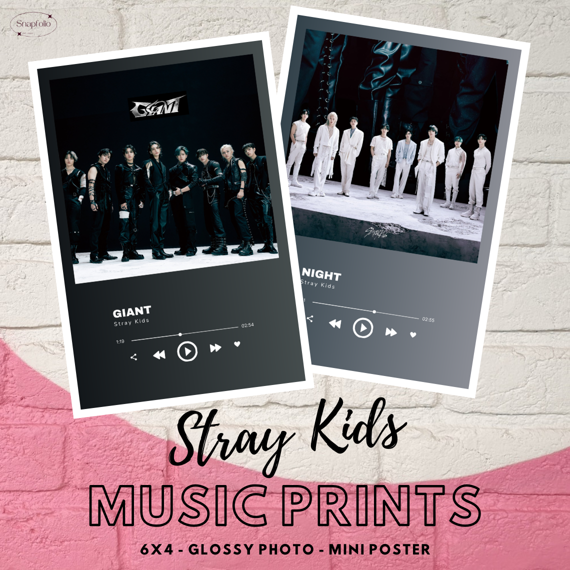 Stray Kids Song Prints (6x4 Photo), Mini Music Poster