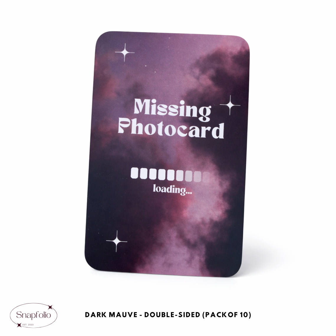 Photocard Binder Fillers / Placeholders (Pack of 10) - Sky