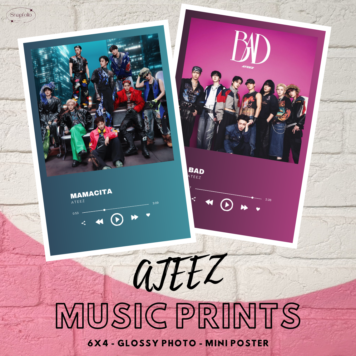 ATEEZ Song Prints - 6x4" Photo Print