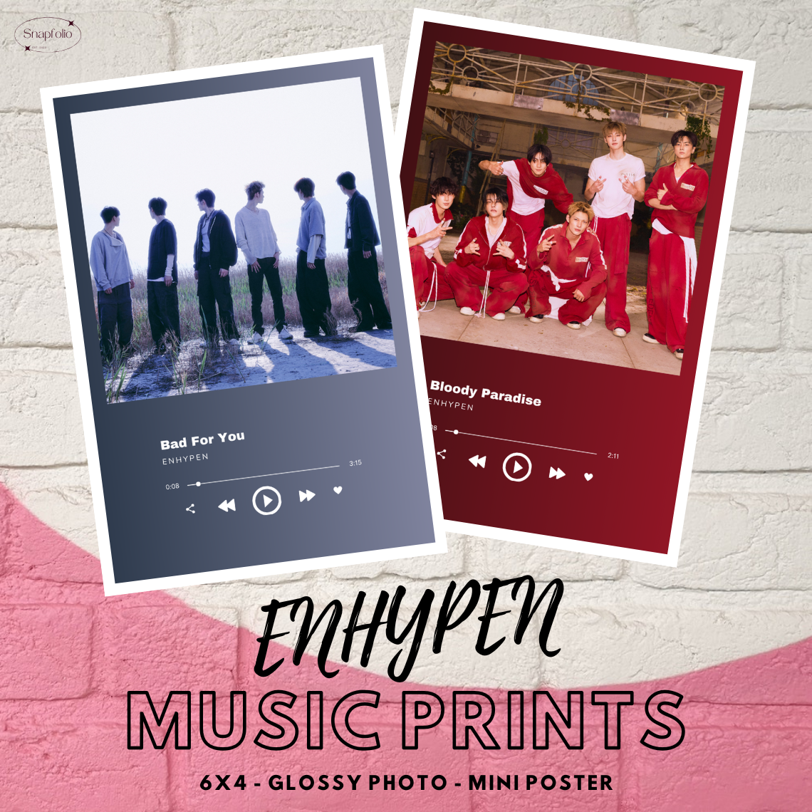 ENHYPEN Song Prints - 6x4" Photo Print