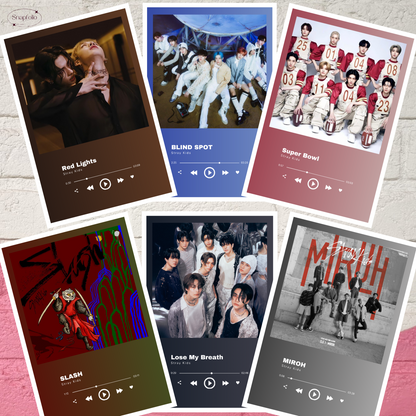 Stray Kids Song Prints (6x4 Photo), Mini Music Poster