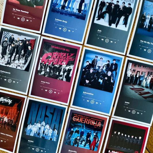 ATEEZ Song Prints (6x4 Photo), Mini Music Poster