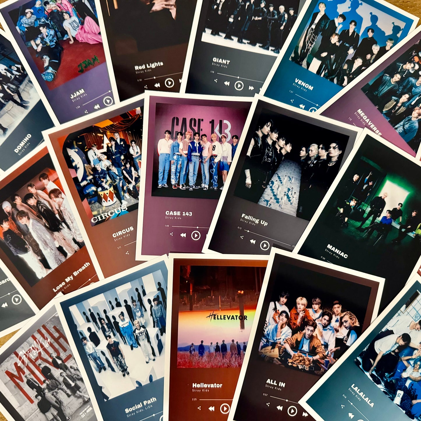 Stray Kids Song Prints (6x4 Photo), Mini Music Poster