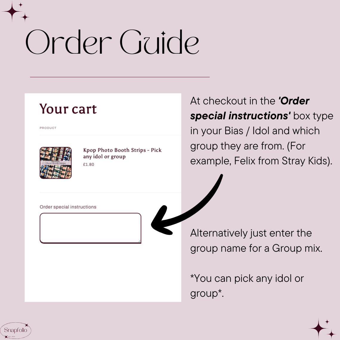 Kpop Photo Booth Strips - Pick any idol or group