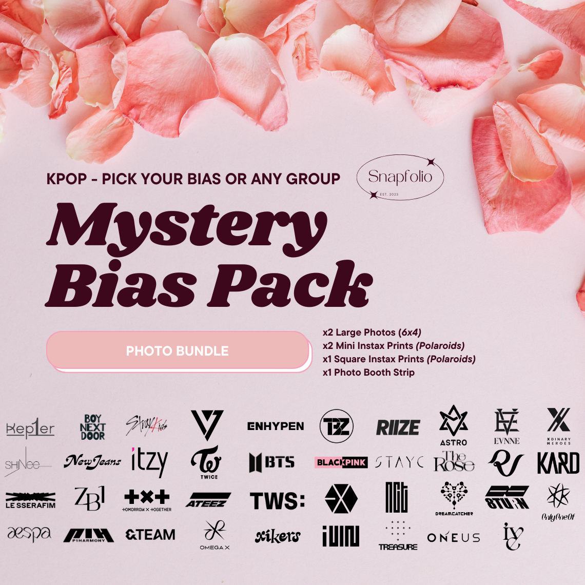 Kpop Mystery Bias Pack - Pick any idol or group