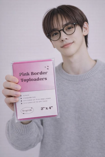 Toploaders - 3"x4" Pink (Pack of 10)