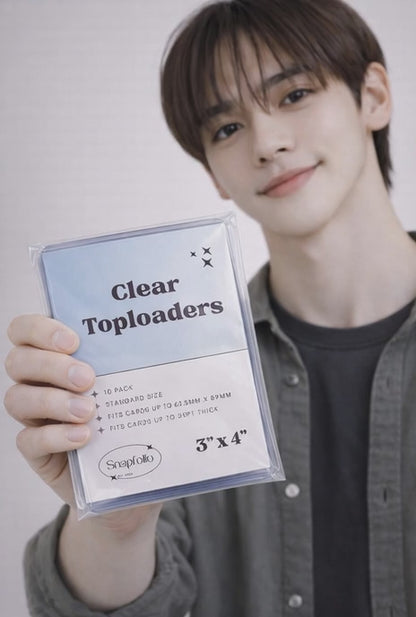 Toploaders - 3"x4" Clear (Pack of 10)